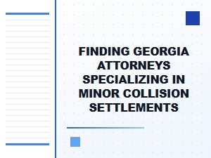 Finding Georgia Attorneys for Minor Parking Lot Settlements.