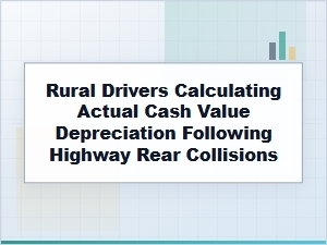 How to Calculate Depreciation After Rural Rear Collisions